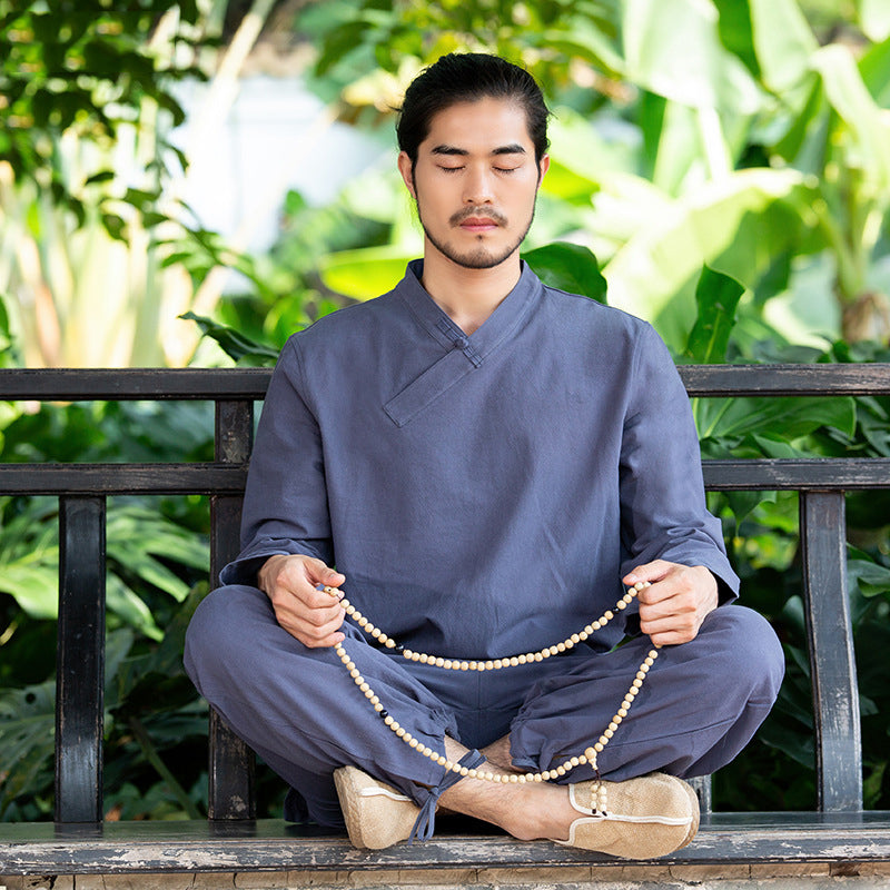 Garden Qigong Outfit, within Yang (High Quality Linen Plant)
