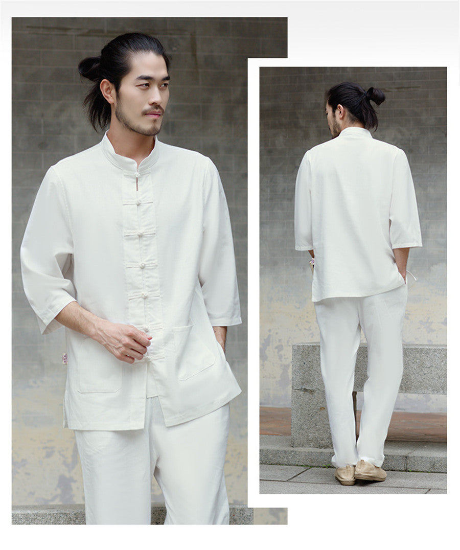 Water & Earth Qigong Outfit, within Yang (High Quality Linen Plant)